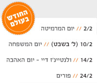 החודש בעולם